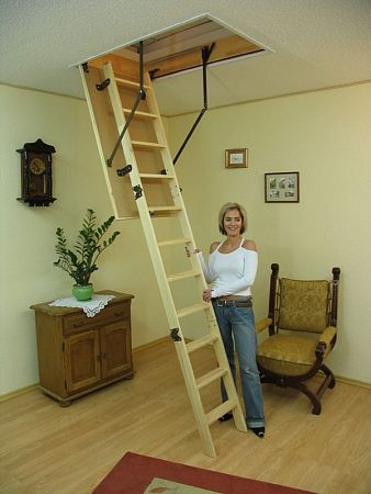 Складная чердачная лестница Standard Oman 60x120x280