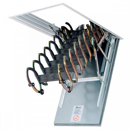 Металлическая термоизоляционная лестница Fakro LST 50x80x280