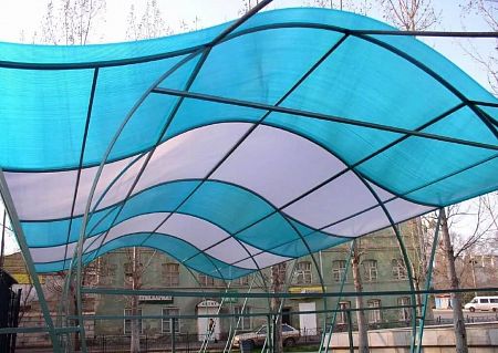Сотовый поликарбонат КарбоGlass 10мм цветной