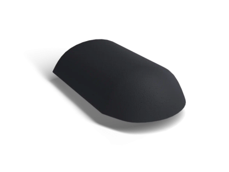 Начальная хребтовая черепица Kriastak Classic, антрацит (совместима с PLATT)