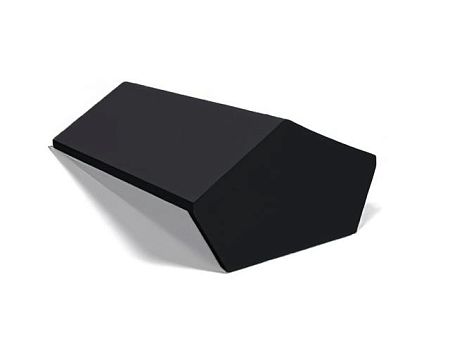 Универсальная коньковая черепица Kriastak Platt, черный