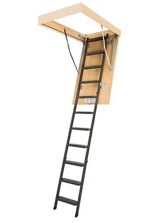 Лестница складная металлическая Fakro LMS 60x140x305