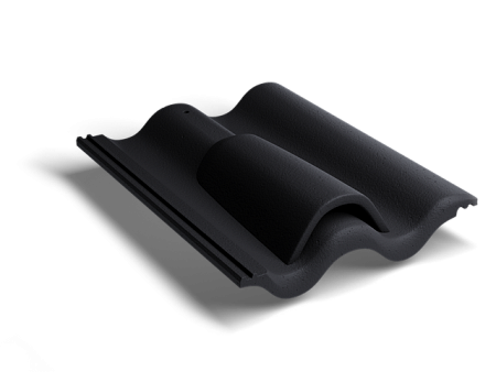 Вентиляционная черепица Kriastak Classic, антрацит