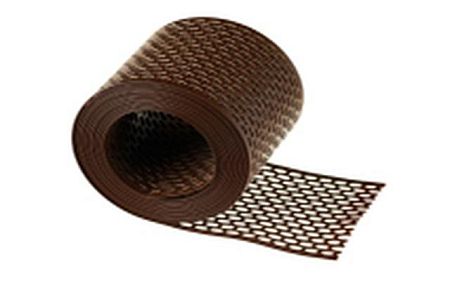 Вентиляционная лента карнизная Kriastak, 100х5000 мм черный/коричневый/кирпично-красный