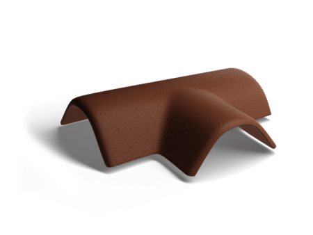 T-образная черепица Kriastak Classic, коричневый (совместима с PLATT)