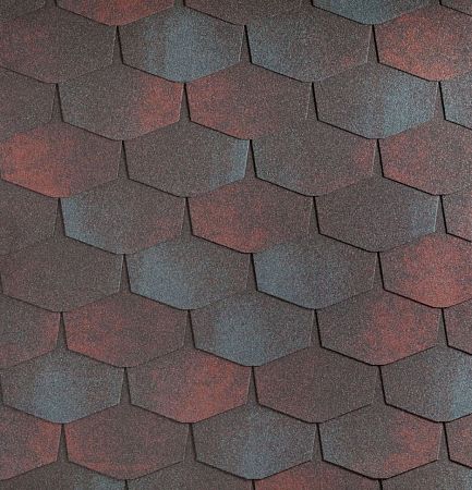 Гибкая черепица Katepal Forte Ямайка (серо-красный)