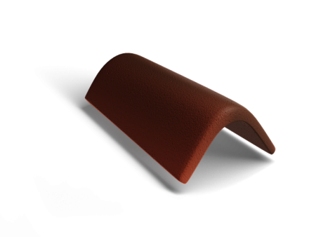 Торцевая черепица Kriastak Antik, кирпично-красный