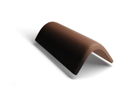 Торцевая черепица Kriastak Antik, коричневый