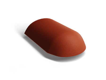 Начальная хребтовая черепица Kriastak Classic, красный (совместима с PLATT)