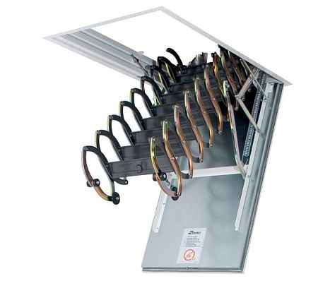 Металлическая огнестойкая лестница Fakro LSF 60x90x300