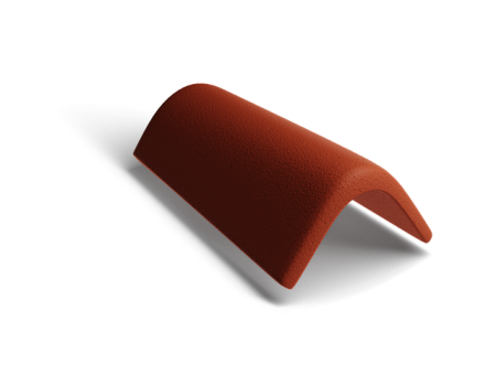 Торцевая черепица Kriastak Classic, красный (совместима с PLATT)