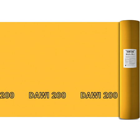 Универсальная пароизоляционная пленка DAWI 200 75кв.м. 180 г/м²