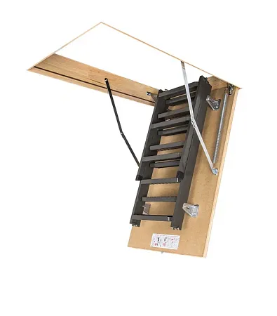 Лестница складная металлическая Fakro LMS 60x140x305