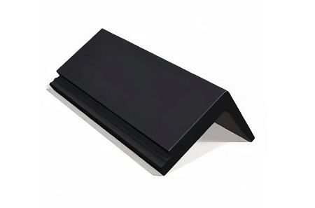 Боковая половинчатая черепица Kriastak Platt, черный